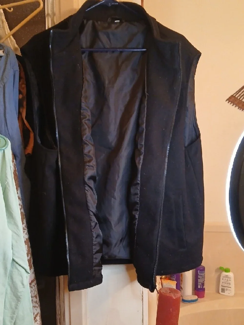 Yellowstone/Dutton RANCH-Men's‎ Black Vest,SZ3xl